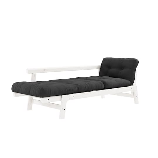 Karup Design Step Bäddsoffa Vit/Dark Grey 200cm