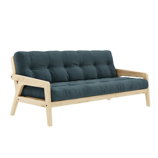 Karup Design Grab Bäddsoffa Natur/Pale Blue Manchester 204cm