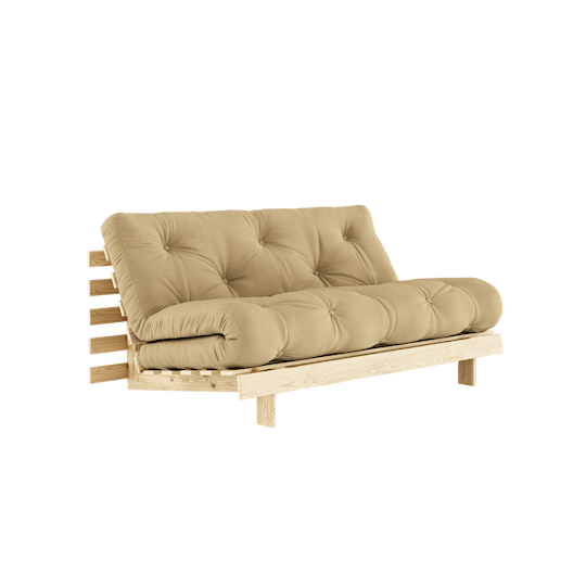 Karup Design Roots Schlafsofa Natur/Weizenbeige 160cm