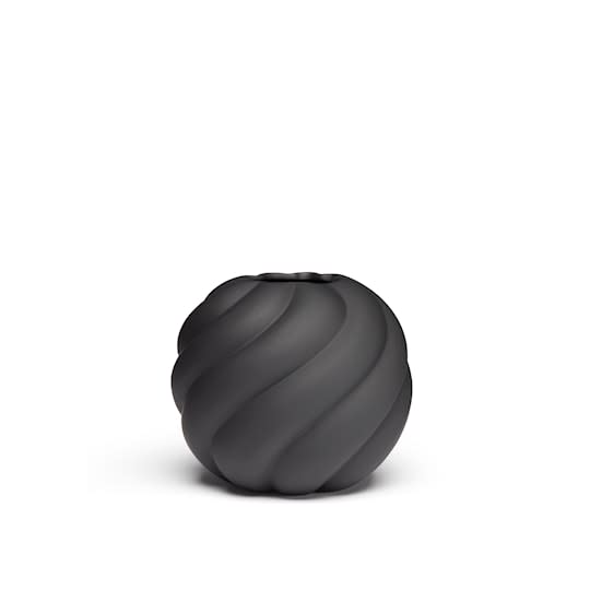Cooee Design Twist Ball Vas Black 20cm
