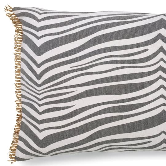 Classic Collection Zebra Prydnadskudde Titanium 40x60