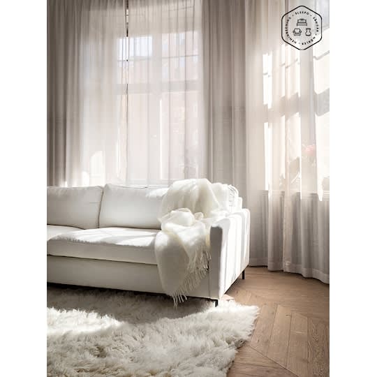 Sleepo Åre 4-Sitzer Sofa Weiß 257cm