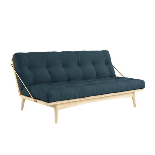 Karup Design Folk Bäddsoffa Natur/Petrol Blue 190cm