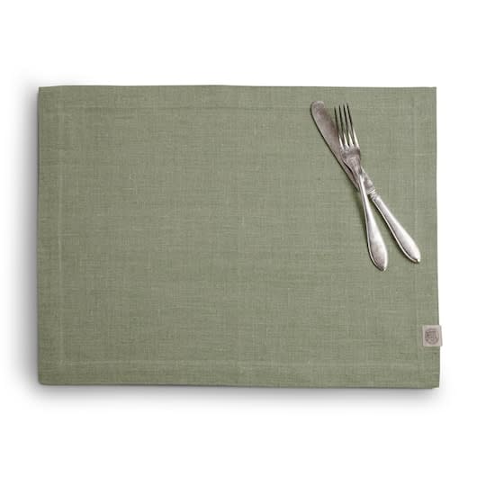 Lovely Linen Classic Tablett Linne Sage 37x50