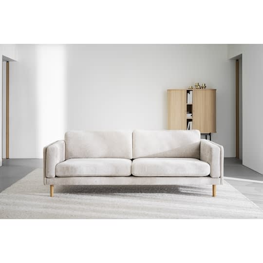 Rowico Home Braden 3-sits Soffa Ljusbeige/Ek