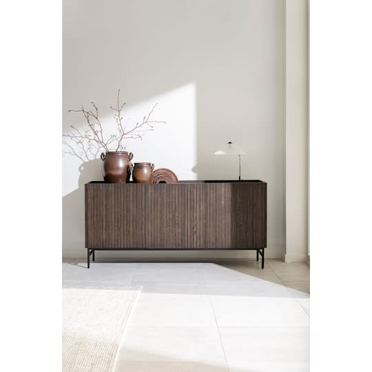 Rowico Home Halifax Sideboard Braun/Schwarz 160cm