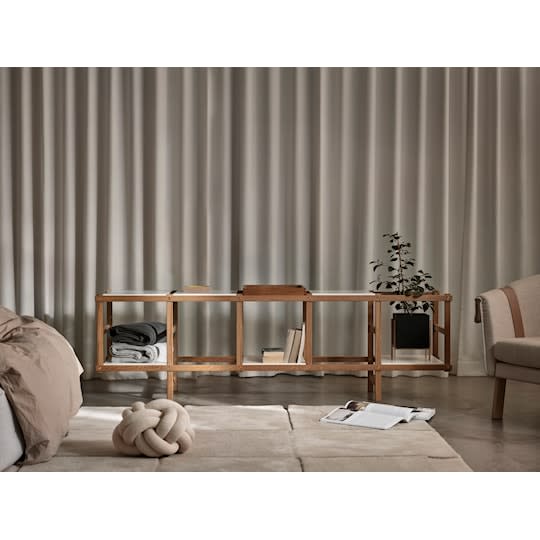 Design House Stockholm Frame Hylla Low Oak/White