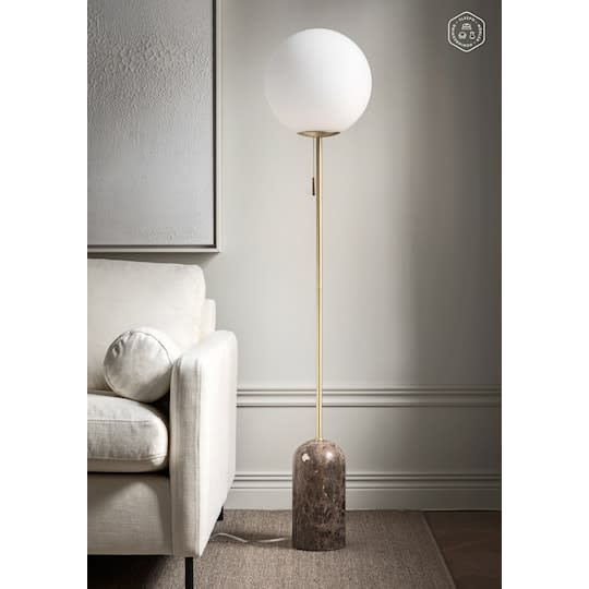 Globen Lighting Torrano Bodenlampe Braun