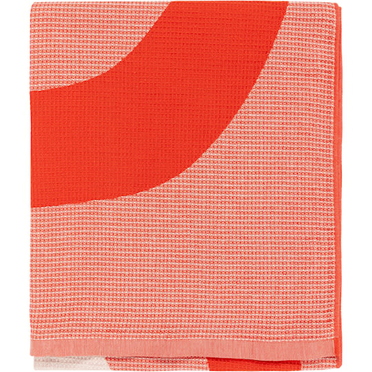 Marimekko Melooni Rantapyyhe Orange/Off White 100x180