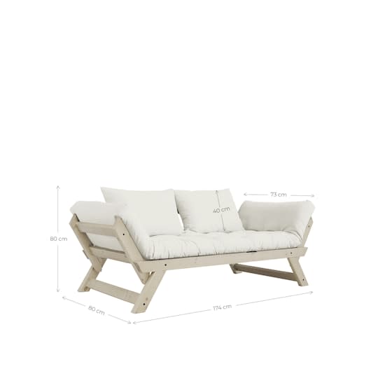 Karup Design Bebop Dagbädd Natur/Mocca 174cm