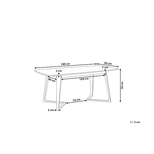 Nordic Home Francis Spisebord Natur 180 cm