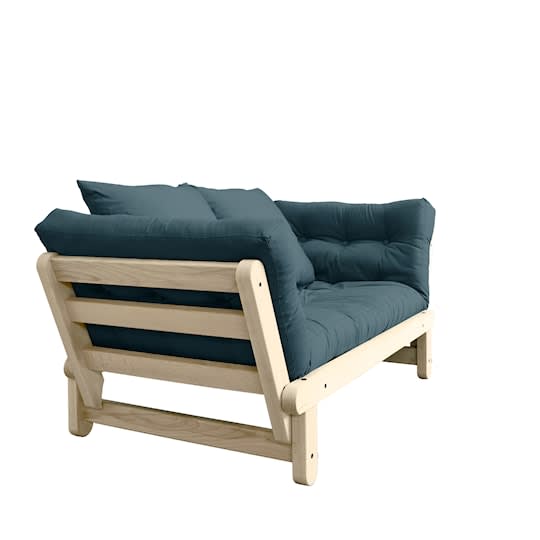 Karup Design Beat Bäddsoffa Natur/Petrol Blue 200cm