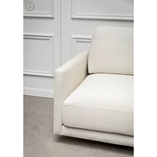 Sleepo Alicia 3-Sitzer Sofa Weiß 234cm