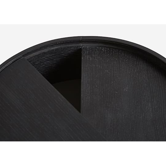 Woud Arc Sidebord Svart Ø42