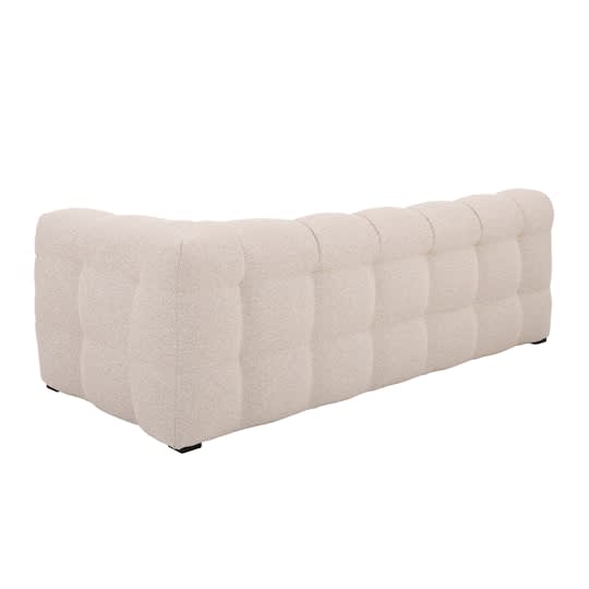 Sleepo Billie 3-istuttava Sivumoduuli Oikea Käsinoja Beige Bouclé 202cm