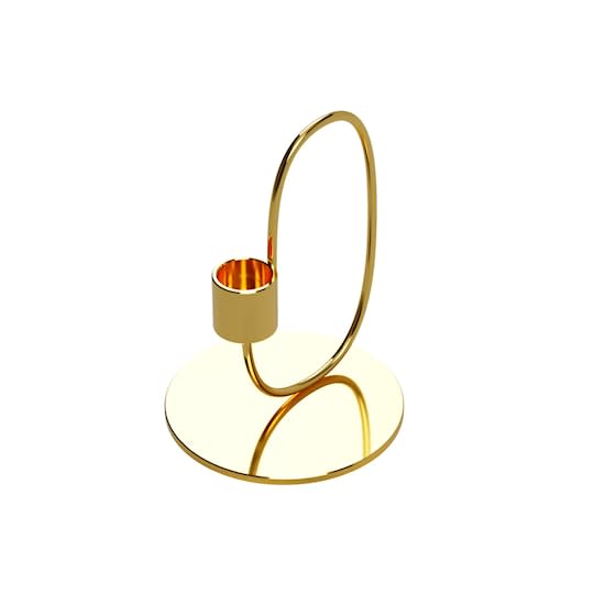 Cooee Design Swoop Ljusstake Brass