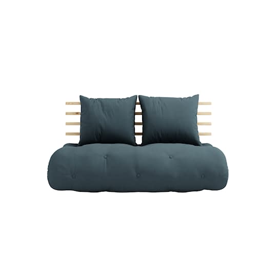 Karup Design Shin Sano Bäddsoffa Natur/Petrol Blue 140cm