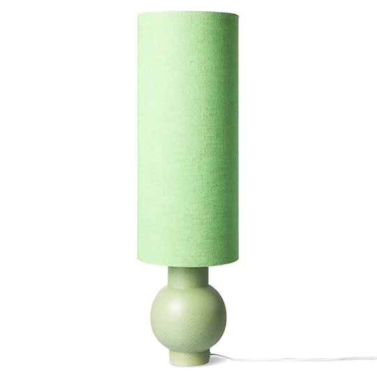 HKliving Ceramic Lampefot Pistachio Green