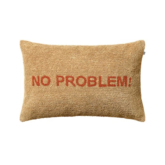 Chhatwal &amp; Jonsson No Problem Putetrekk Boucle Sand/Apricot 40x60