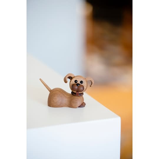 Spring Copenhagen Coco Dog Dekoration Eiche 10cm