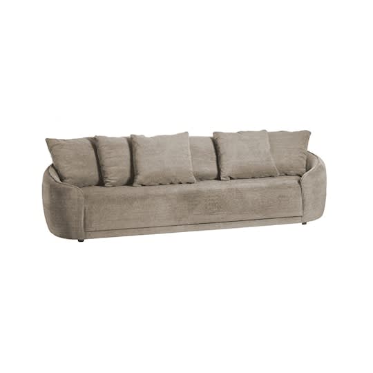 Nordic Home Bodil 3-Seters Sofa Lys brun