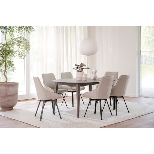 Rowico Home Filippa Esstisch Braun Ø120/165cm