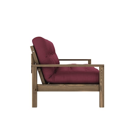 Karup Design Knob Bäddsoffa Brun/Bordeaux 130cm