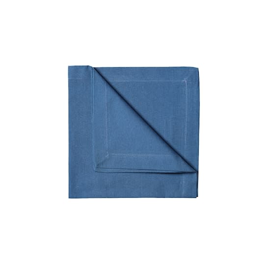 Linum Robert Serviette Deep Sea Blue 45x45 4er-Pack