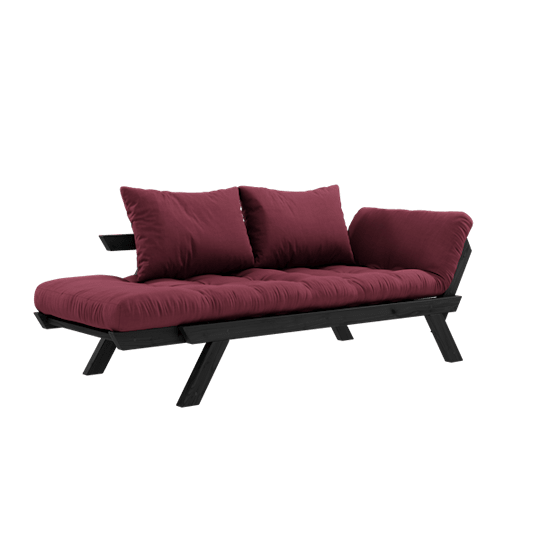 Karup Design Bebop Dagseng Svart/Bordeaux 174 cm