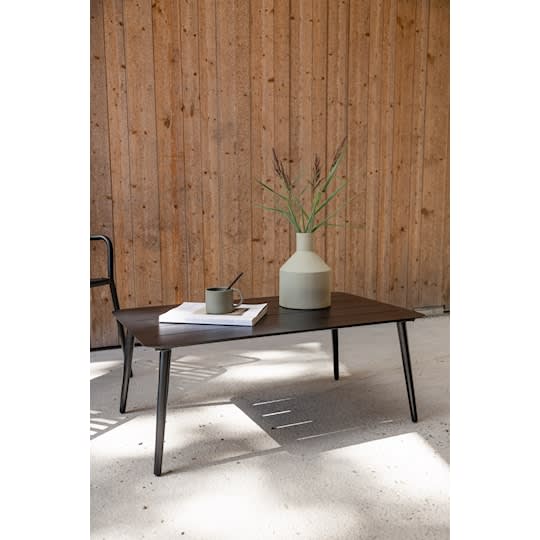 Nordic Outdoor Nikki Soffbord Svart 100x60