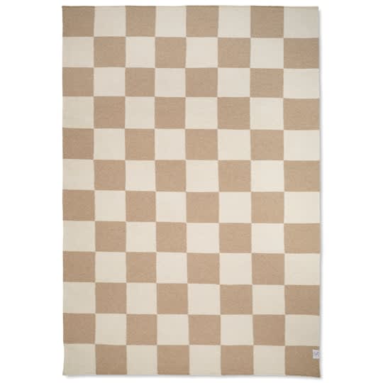 Classic Collection Squares Ullmatta Vit/Natur 170x230