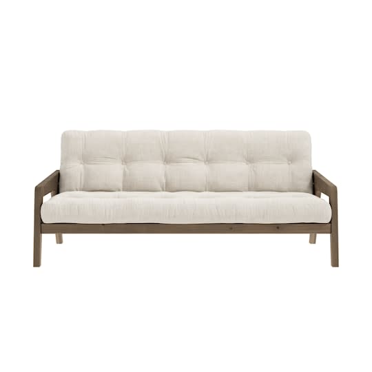 Karup Design Grab Bäddsoffa Brun/Ivory Manchester 204cm