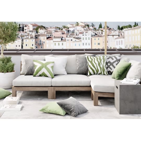 Chhatwal &amp; Jonsson Impal Outdoor Prydnadskudde Sage/Off White 50x50