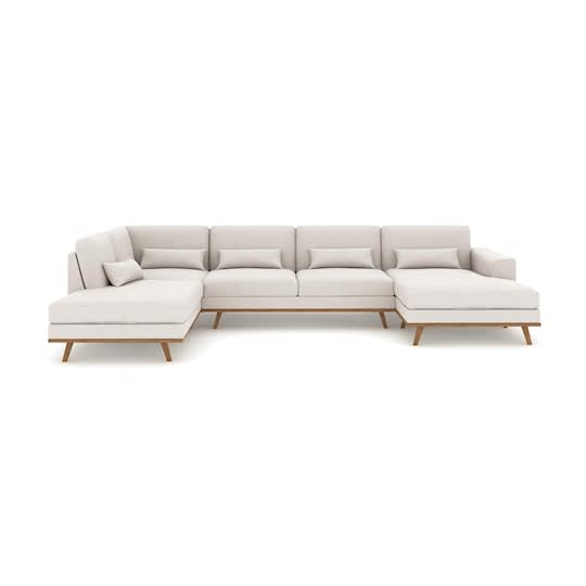 Nordic Home Caleb U-Sofa Venstre Beige