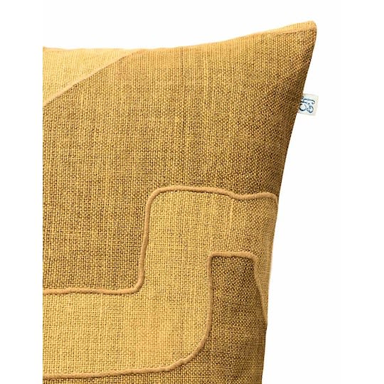 Chhatwal &amp; Jonsson Sikkim Putetrekk Linen Spicy Yellow/Masala Yellow 50x50