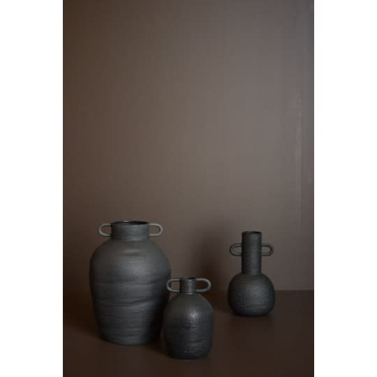 DBKD Long Vase Schwarz Medium