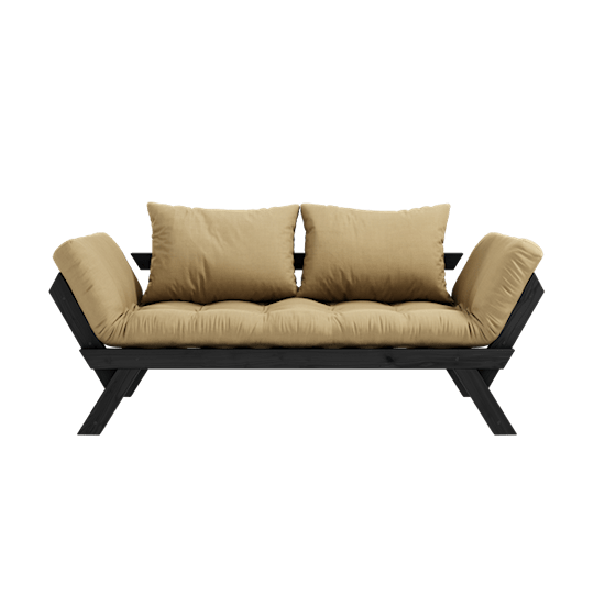 Karup Design Bebop Tagesbett Schwarz/Weizenbeige 174cm