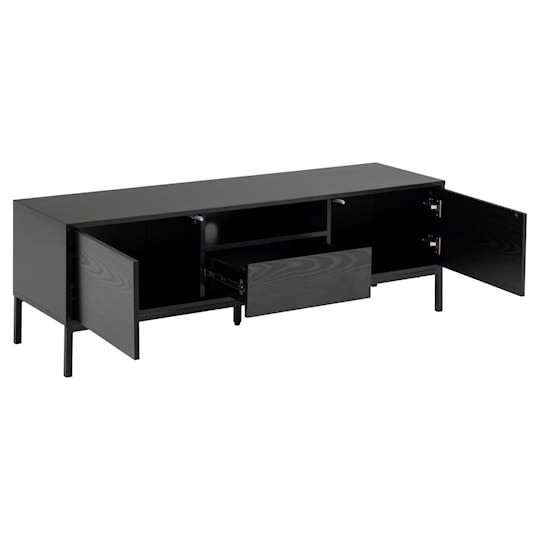 Nordic Home Vera TV-Schrank Schwarz 140cm