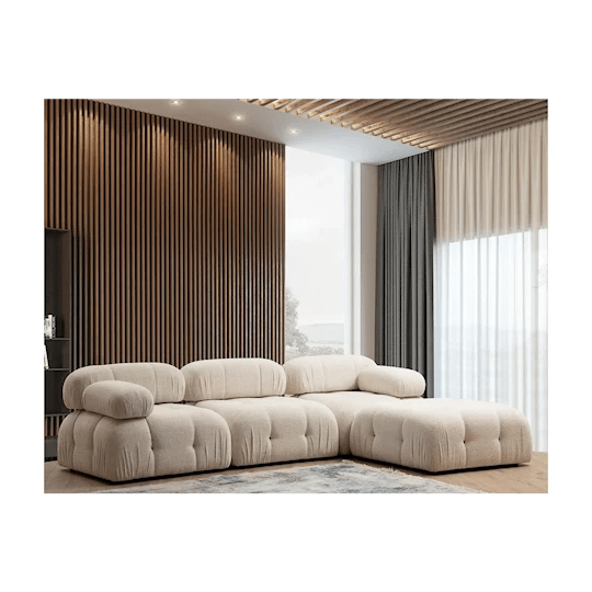 Sleepo Blanca 3-sits Divansoffa Cream