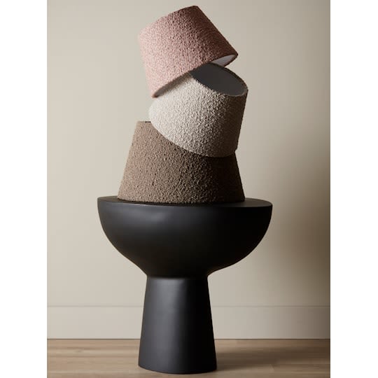 PR Home Hanna Lampskärm Bouclé Nougat 19cm