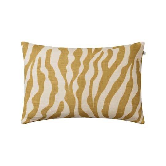 Chhatwal &amp; Jonsson Zebra Leinen Kissenbezug Spicy Yellow 40x60