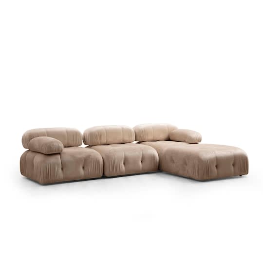 Sleepo Blanca Keskimmäinen Moduuli Velvet Beige