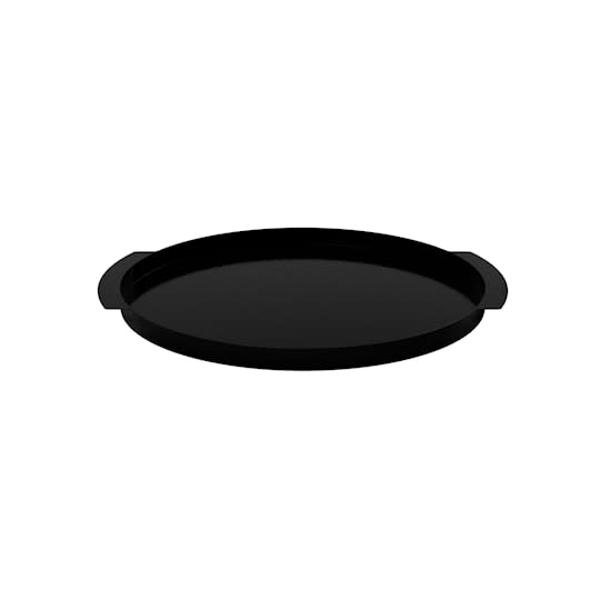 Cooee Design Tray Carry Circle Bricka Black 35cm