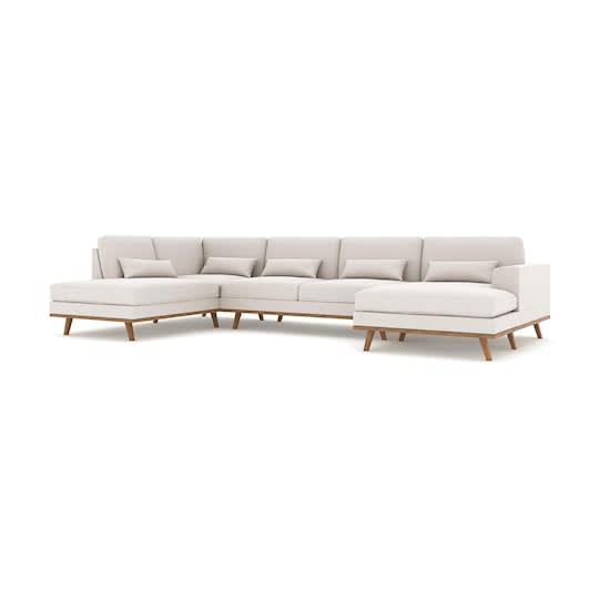 Nordic Home Caleb U-Soffa Vänster Beige