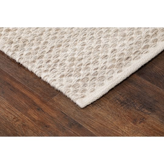 Nordic Home Helin Gångmatta Ull Creme 75x230