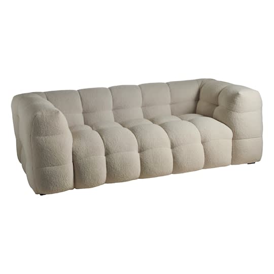 Sleepo Billie 2-Sitzer Sofa Creme Teddy