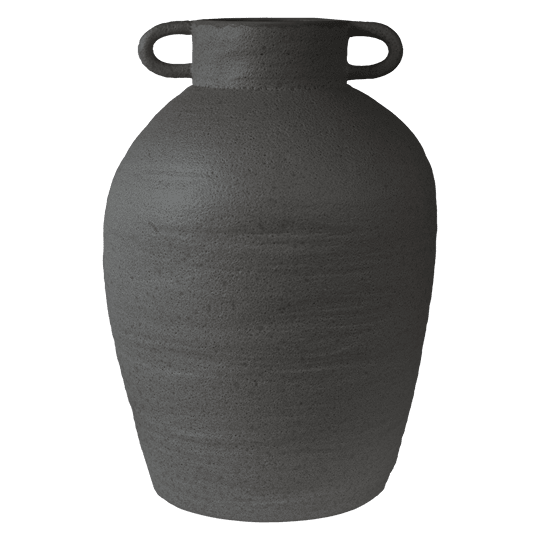 DBKD Long Vase Schwarz Groß