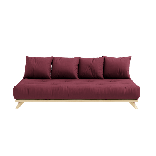 Karup Design Senza Sovesofa Natur/Bordeaux 200cm