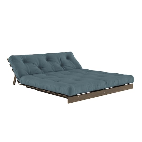 Karup Design Roots Vuodesohva Ruskea/Petrol Blue 160cm