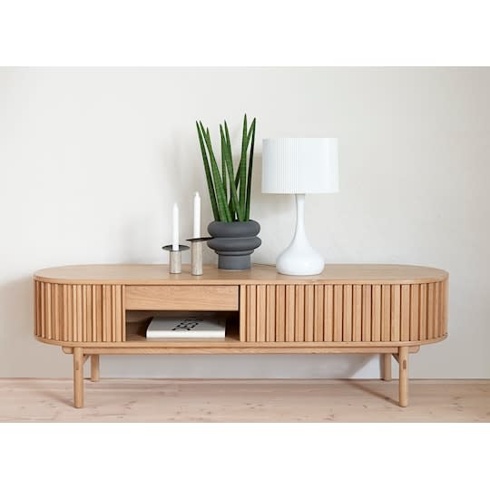 Sleepo Alice TV-Bank Natural Oak 160cm